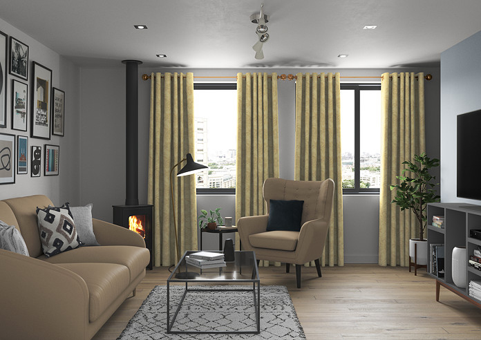 Buckingham, Natural - Made to Measure Curtains - Image 5